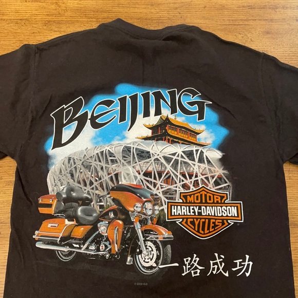 BEIJING Harley Davidson Motorcycles 2008 T-shirt - Picture 2 of 7